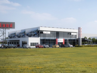 projekt foto Car showroom Toyota, Průhonice