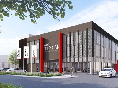 projekt foto Autosalon TTP Cars, Průhonice