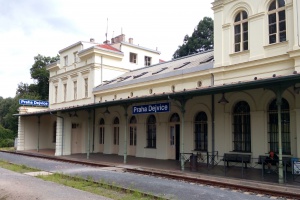 foto Railroad building, Prague Dejvice - after