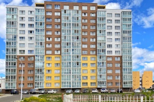 foto Apartment buildings, Mongolia - after