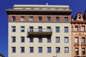 foto Administrative building of the Ministry of Industry and Trade , Prague, street Gorazdova - after